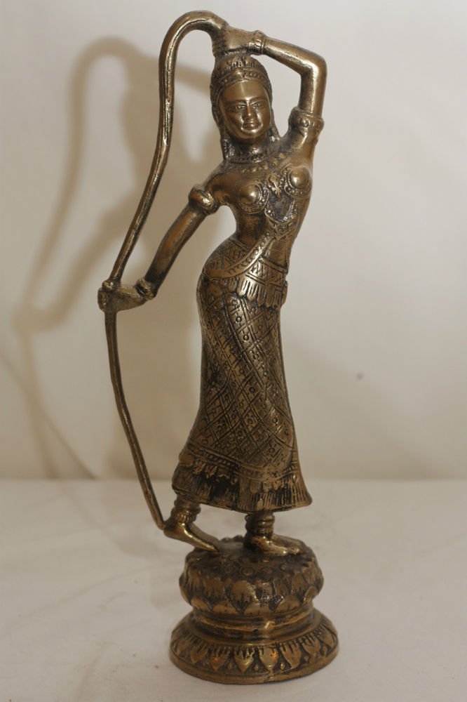 Asian Khmer Buddhist Deity Statue #C139