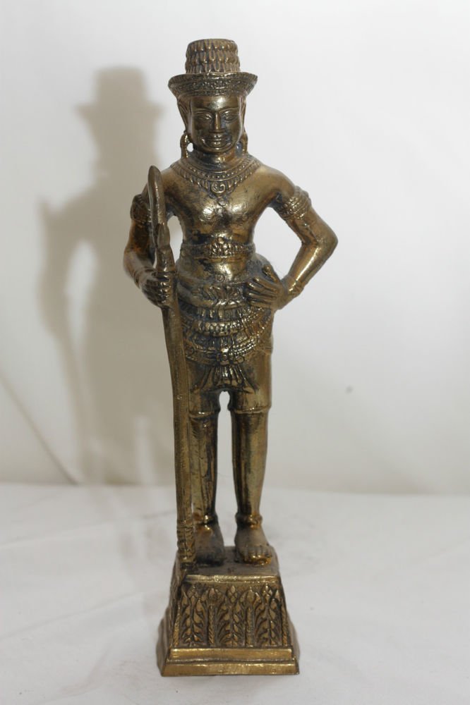 Asian Khmer Buddhist Deity Statue #C137
