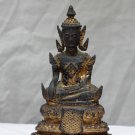 17th Century Asian Khmer Cambodian Bronze Sitting Buddha #N30