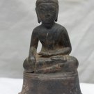 17th Century Asian Khmer Cambodian Bronze Sitting Buddha #N27