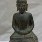 17th Century Asian Khmer Cambodian Bronze Sitting Buddha #N26