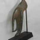 Asian Cambodian Buddhist Bronze Hand On Stand #G13