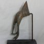 Asian Cambodian Buddhist Bronze Hand On Stand #G13