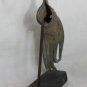 Asian Cambodian Buddhist Bronze Hand On Stand #G13