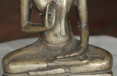 Sitting Buddha bronze  #17