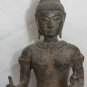 Old Asian Cambodian Bronze Deity Statue #G09