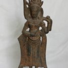 Bronze Apsara Old Asian Cambodian Statue #G03