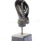 Asian Cambodian Buddhist Bronze Hand on Stand #N21