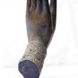 Asian Cambodian Buddhist Bronze Hand on Stand  #N19