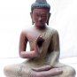 Asian Cambodian Khmer Wooden Sitting Buddha #N17