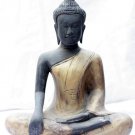 Asian Cambodian Khmer Wooden Sitting Buddha #N16