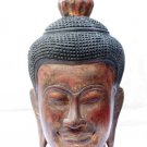Cambodian Wooden Buddha Head #N07