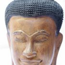 Cambodian Wooden Buddha Head #N06