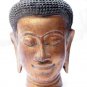 Asian Khmer Cambodian Wooden Buddha Head #N02