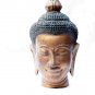 Asian Khmer Cambodian Wooden Buddha Head #N02