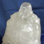 Chinese Quartz Crystal Sitting Laughing Buddha Beautifully Handcarved #C06
