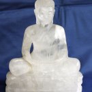 Quartz Crystal Sitting Buddha Beautifully Handcarved #C01
