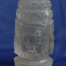 Quartz Crystal Bayon Temple Beautifully Handcarved #C02