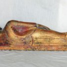 Asian Cambodian Khmer Laying Wooden Buddha #O16