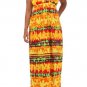 WOMENS PLUS SIZE YELLOW POLYESTER SUMMER BEACH CASUAL MAXIDRESS SIZE  1X 2X 3X