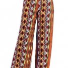 WOMENS CASUAL PLUS SIZE WIDE FLARE LEG BOHEMIAN PRINT DESIGN PANTS SIZE 1X 2X 3X
