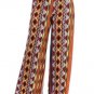 WOMENS CASUAL PLUS SIZE WIDE FLARE LEG BOHEMIAN PRINT DESIGN PANTS SIZE 1X 2X 3X