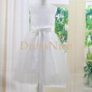 new ivory lace flower girl dress,toddler lace dress,girl lace dress