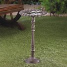 CAST IRON HUMMINGBIRD BATH