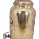 Indian Pure Copper Water Pot with tap, Copper Jug, Copper Vase, Good For Health
