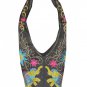Ethnic Handmade Cross Shoulder Bag, Hippie, Boho, Gypsy Beach, Embroidered Bag