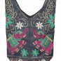 Ethnic Handmade Cross Shoulder Bag, Hippie, Boho, Gypsy Beach, Embroidered Bag