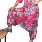 Designer Floral Print Harem Pants Baggy Genie Trouser Jumpsuit Boho Gypsy Indian