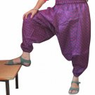 Indian Purple Color Harem pants Baggy Genie Trouser Jumpsuit Boho Gypsy Indian
