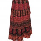 Skirts Indian Summer Wear Wrap Round Skirt Beach Casual Party Wear Boho Woman