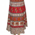 Skirt Beach Casual Party Wear Boho  Woman skirts Indian Summer Wear Wrap Round