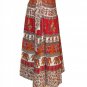 Skirt Beach Casual Party Wear Boho Woman skirts Indian Summer Wear Wrap Round
