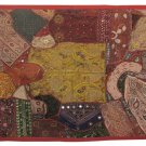 61" Beaded Art Patchwork Tapestry Decor Handmade Runner Embroidery Wall Hanging
