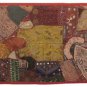 61" Beaded Art Patchwork Tapestry Decor Handmade Runner Embroidery Wall Hanging