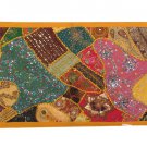 39" Embroidery Wall Hanging Art Ethnic Patchwork Tapestry Decor Handmade Throw