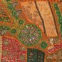 39" Embroidery Wall Hanging Art Beaded Patchwork Tapestry Decor Handmade Throw