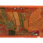 39" Embroidery Wall Hanging Art Beaded Patchwork Tapestry Decor Handmade Throw
