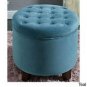 20" Decorative Round Ottoman, Pillow, Pouf, Ethnic Vintage, Stool, Chair Cover,