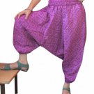 Jaipuri Bandhej Print Harem pants Genie Trouser Baggy Jumpsuit Boho Gypsy