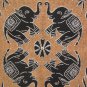 Wall Hanging Bed Cover Indian Boho Decor Curtain Hippie Tapestry Elephant Picnic