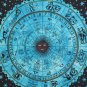 Astrology Zodiac Wall Hanging Bedspread Tapestry Boho Hippie Horoscope Mandala