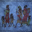 African Family Wall Hanging Bedspread Tapestry Hippie Bohemian Mandala Curtain