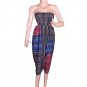 Stripes Baggy Genie Trouser Jumpsuit Boho Gypsy Indian Multi Color Harem Pants