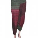 Trouser Jumpsuit Boho Gypsy Indian Multi Color Harem Pants Stripes Baggy Genie