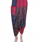 Boho Gypsy Indian Multi Color Harem Pants Stripes Baggy Genie Trouser Jumpsuit