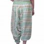 Multi Color Harem Pants Stripes Baggy Genie Trouser Jumpsuit Boho Gypsy Indian